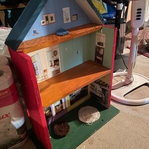 Colorful Wooden Dollhouse